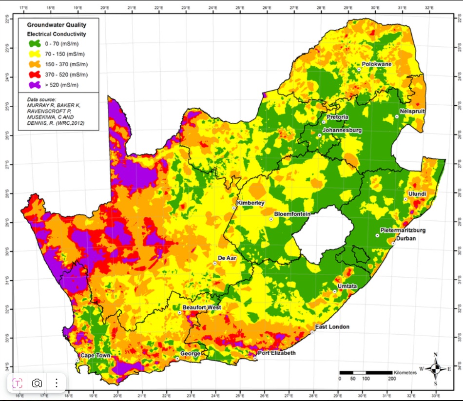 Electrical Conductivity Map